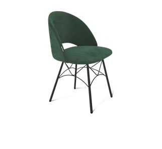 Обеденный стул SHT-ST34 / SHT-S107 (лиственно-зеленый/черный муар) в Заводоуковске
