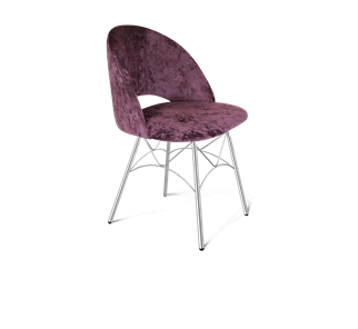 Обеденный стул SHT-ST34 / SHT-S107 (вишневый джем/хром лак) в Тюмени