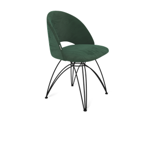 Обеденный стул SHT-ST34 / SHT-S112 (лиственно-зеленый/черный муар) в Тюмени