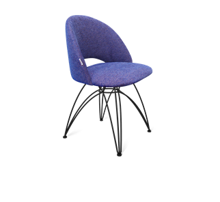 Обеденный стул SHT-ST34 / SHT-S112 (синий мираж/черный муар) в Тюмени