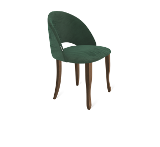 Обеденный стул SHT-ST34 / SHT-S122 (лиственно-зеленый/темный орех/черный муар) в Заводоуковске