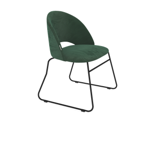 Обеденный стул SHT-ST34 / SHT-S167 (лиственно-зеленый/черный муар) в Заводоуковске