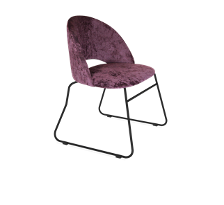 Обеденный стул SHT-ST34 / SHT-S167 (вишневый джем/черный муар) в Заводоуковске - предосмотр