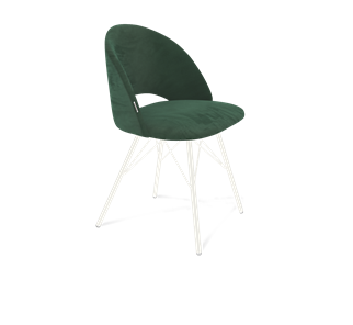 Обеденный стул SHT-ST34 / SHT-S37 (лиственно-зеленый/белый муар) в Тюмени
