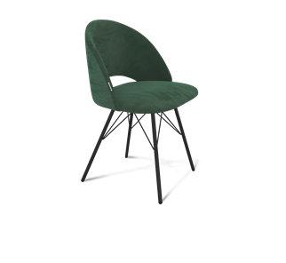 Обеденный стул SHT-ST34 / SHT-S37 (лиственно-зеленый/черный муар) в Тюмени