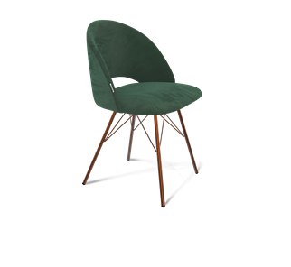 Обеденный стул SHT-ST34 / SHT-S37 (лиственно-зеленый/медный металлик) в Заводоуковске - предосмотр