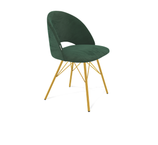 Обеденный стул SHT-ST34 / SHT-S37 (лиственно-зеленый/золото) в Тюмени