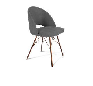 Обеденный стул SHT-ST34 / SHT-S37 (платиново-серый/медный металлик) в Заводоуковске