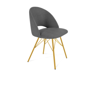 Обеденный стул SHT-ST34 / SHT-S37 (платиново-серый/золото) в Тюмени - предосмотр