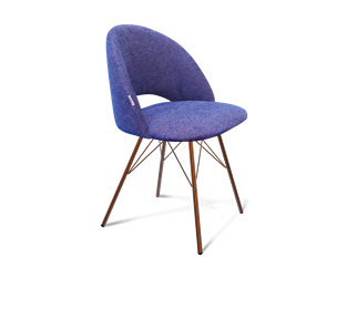 Обеденный стул SHT-ST34 / SHT-S37 (синий мираж/медный металлик) в Тюмени