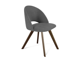 Обеденный стул SHT-ST34 / SHT-S39 (платиново-серый/темный  орех) в Заводоуковске - предосмотр