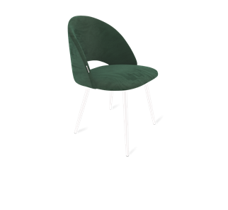 Обеденный стул SHT-ST34 / SHT-S95-1 (лиственно-зеленый/белый муар) в Заводоуковске