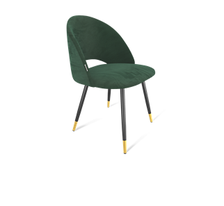 Обеденный стул SHT-ST34 / SHT-S95-1 (лиственно-зеленый/черный муар/золото) в Заводоуковске