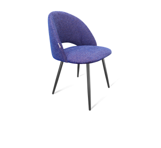 Обеденный стул SHT-ST34 / SHT-S95-1 (синий мираж/черный муар) в Тюмени - предосмотр