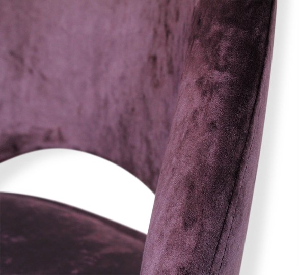 Обеденный стул SHT-ST34 / SHT-S95-W (вишневый джем/розрачный лак/черный муар) в Тюмени - изображение 6