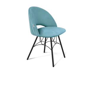 Обеденный стул SHT-ST34-1 / SHT-S100 (голубая пастель/черный муар) в Заводоуковске