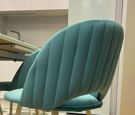 Обеденный стул SHT-ST34-1 / SHT-S37 (голубая пастель/медный металлик) в Заводоуковске - изображение 8