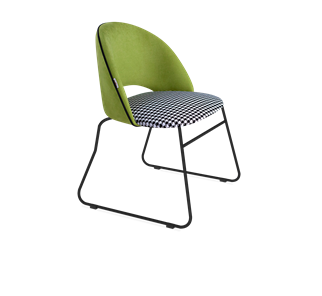 Обеденный стул SHT-ST34-3 / SHT-S167 (оливковый/гусиная лапка/черный муар) в Тюмени - предосмотр
