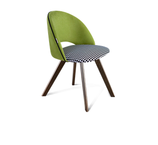 Обеденный стул SHT-ST34-3 / SHT-S39 (оливковый/гусиная лапка/венге) в Тюмени