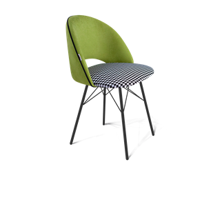 Обеденный стул SHT-ST34-3 / SHT-S64 (оливковый/гусиная лапка/черный муар) в Тюмени