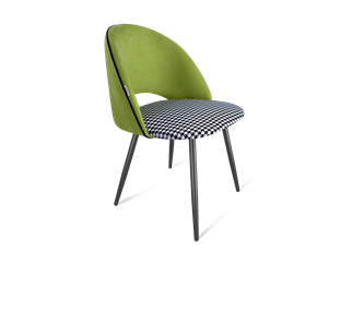 Обеденный стул SHT-ST34-3 / SHT-S95-1 (оливковый/гусиная лапка/черный муар) в Тюмени - предосмотр