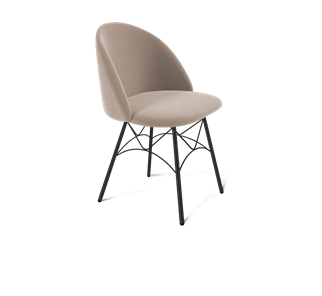 Обеденный стул SHT-ST35 / SHT-S107 (латте/черный муар) в Тюмени