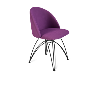 Обеденный стул SHT-ST35 / SHT-S112 (ягодное варенье/черный муар) в Тюмени