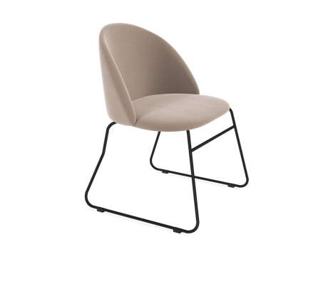 Обеденный стул SHT-ST35 / SHT-S167 (латте/черный муар) в Заводоуковске - изображение