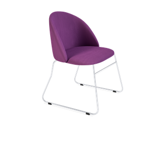 Обеденный стул SHT-ST35 / SHT-S167 (ягодное варенье/хром лак) в Заводоуковске