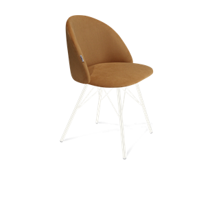 Обеденный стул SHT-ST35 / SHT-S37 (горчичный/белый муар) в Тюмени - предосмотр