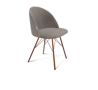 Обеденный стул SHT-ST35 / SHT-S37 (тростниковый сахар/медный металлик) в Тюмени - предосмотр