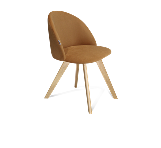 Обеденный стул SHT-ST35 / SHT-S39 (горчичный/прозрачный лак) в Тюмени - предосмотр
