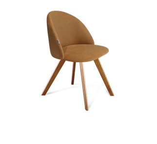 Обеденный стул SHT-ST35 / SHT-S39 (горчичный/светлый орех) в Тюмени - предосмотр