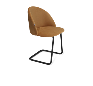 Обеденный стул SHT-ST35 / SHT-S45-1 (горчичный/черный муар) в Тюмени - предосмотр