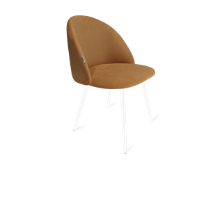Обеденный стул SHT-ST35 / SHT-S95-1 (горчичный/белый муар) в Тюмени