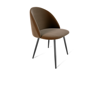Обеденный стул SHT-ST35 / SHT-S95-1 (кофейный ликер/черный муар) в Тюмени