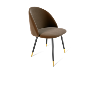 Обеденный стул SHT-ST35 / SHT-S95-1 (кофейный ликер/черный муар/золото) в Тюмени