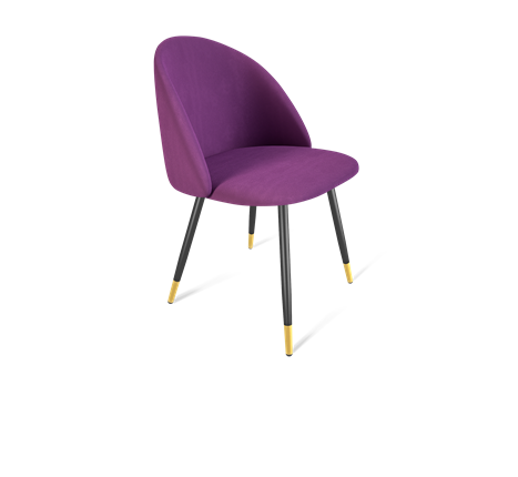 Обеденный стул SHT-ST35 / SHT-S95-1 (ягодное варенье/черный муар/золото) в Тюмени - изображение