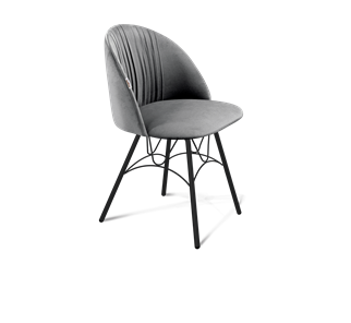 Обеденный стул SHT-ST35-1 / SHT-S100 (угольно-серый/черный муар) в Тюмени - предосмотр