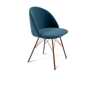 Обеденный стул SHT-ST35 / SHT-S37 (тихий океан/медный металлик) в Тюмени - предосмотр