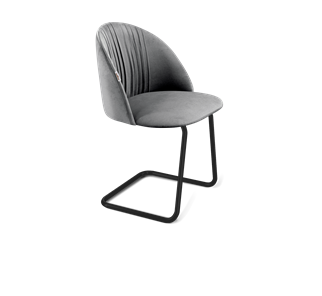 Обеденный стул SHT-ST35-1 / SHT-S45-1 (угольно-серый/черный муар) в Тюмени