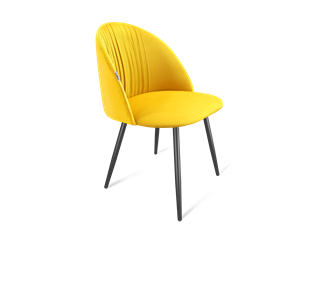 Обеденный стул SHT-ST35-1 / SHT-S95-1 (имперский жёлтый/черный муар) в Заводоуковске - предосмотр