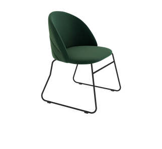 Обеденный стул SHT-ST35-2 / SHT-S167 (лиственно-зеленый/черный муар) в Тюмени