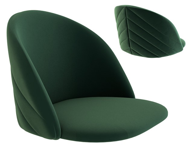 Обеденный стул SHT-ST35-2 / SHT-S37 (лиственно-зеленый/белый муар) в Заводоуковске - изображение 1