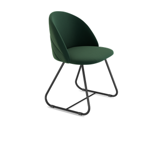 Обеденный стул SHT-ST35-2 / SHT-S38 (лиственно-зеленый/черный муар) в Тюмени
