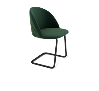 Обеденный стул SHT-ST35-2 / SHT-S45-1 (лиственно-зеленый/черный муар) в Тюмени