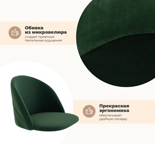 Обеденный стул SHT-ST35-2 / SHT-S45-1 (лиственно-зеленый/черный муар) в Заводоуковске - предосмотр 7