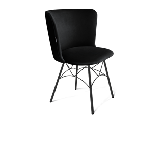 Обеденный стул SHT-ST36 / SHT-S107 (ночное затмение/черный муар) в Заводоуковске