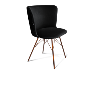 Обеденный стул SHT-ST36 / SHT-S37 (ночное затмение/медный металлик) в Тюмени - предосмотр