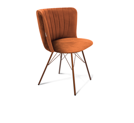 Обеденный стул SHT-ST36-1 / SHT-S37 (песчаная буря/медный металлик) в Заводоуковске - изображение